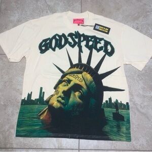 Godspeed Cream Graphic Tee